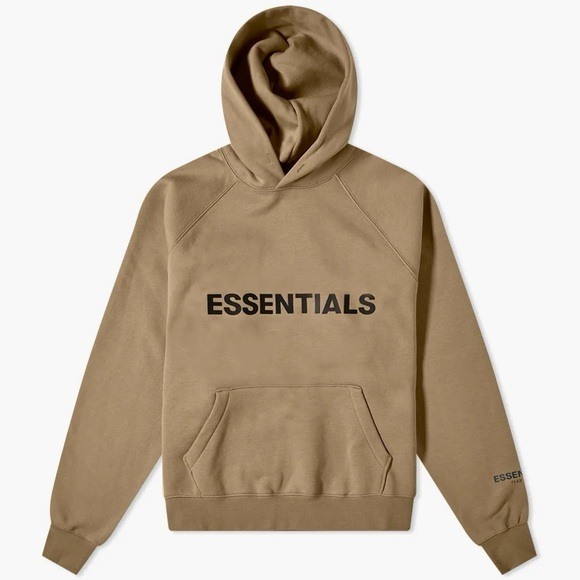 Essentials Fear Of God Hoodie, Khaki- Men’s Medium NWOT Rare - Picture 1 of 7